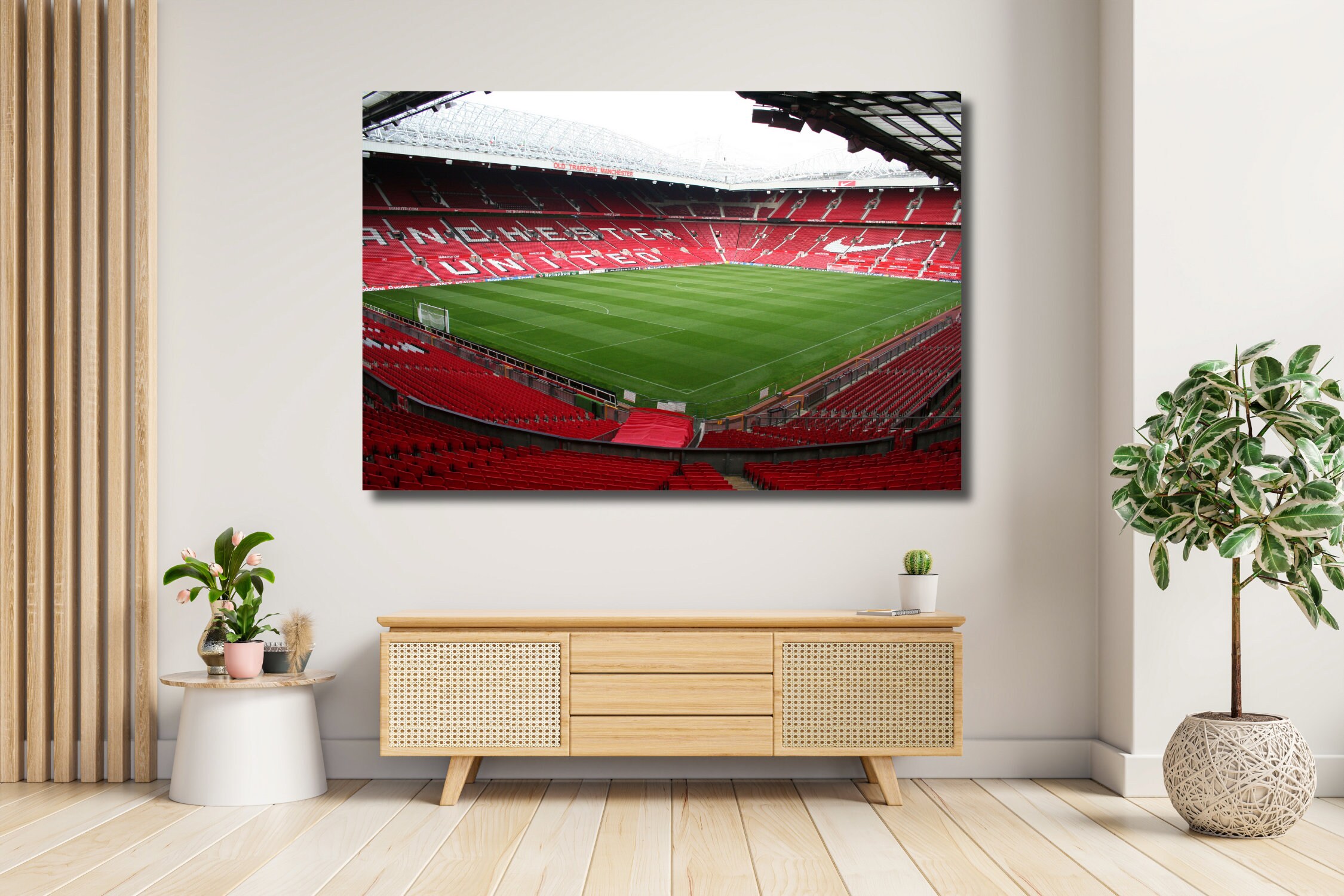Manu Stadium, Old Trafford Football Stadium Wall Art, MU Stadium Wall