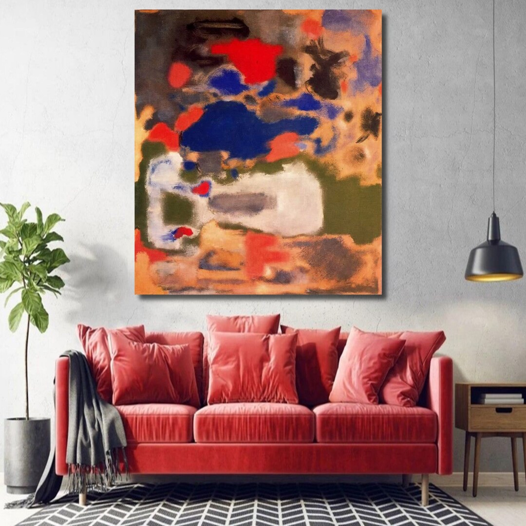 Mark Rothko Mix of Colors Canvas Wall Art Canvas Design Etsy