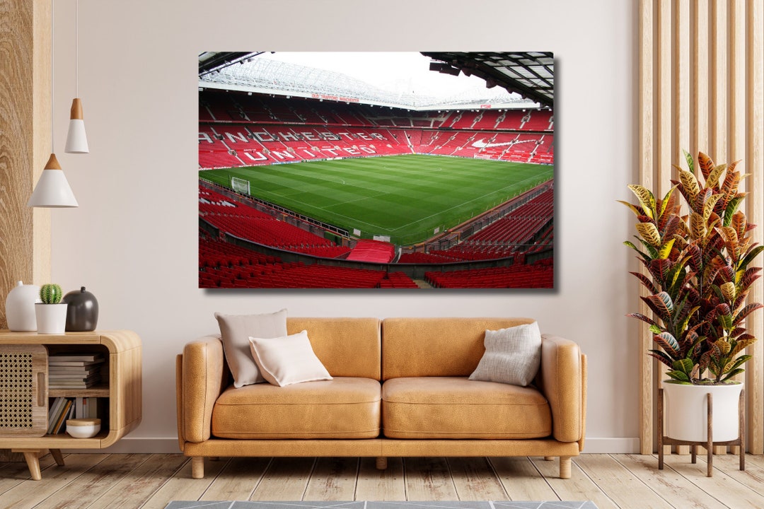 Manu Stadium, Old Trafford Football Stadium Wall Art, MU Stadium Wall