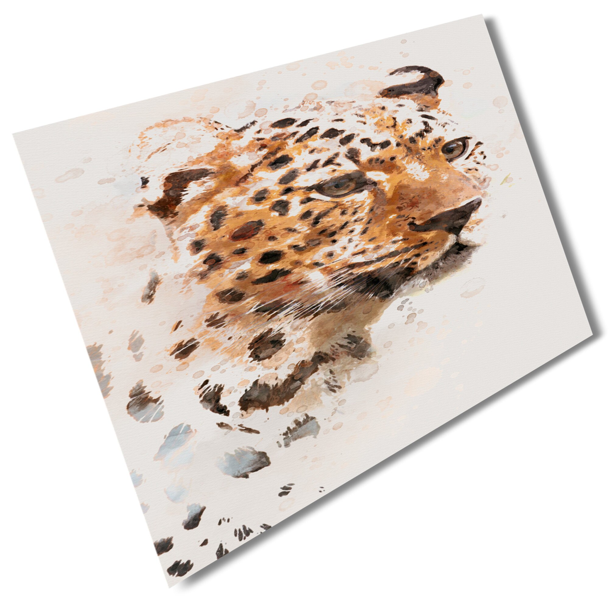 Watercolour Jaguar Wall Art Jaguar Wall Art Poster Home Etsy