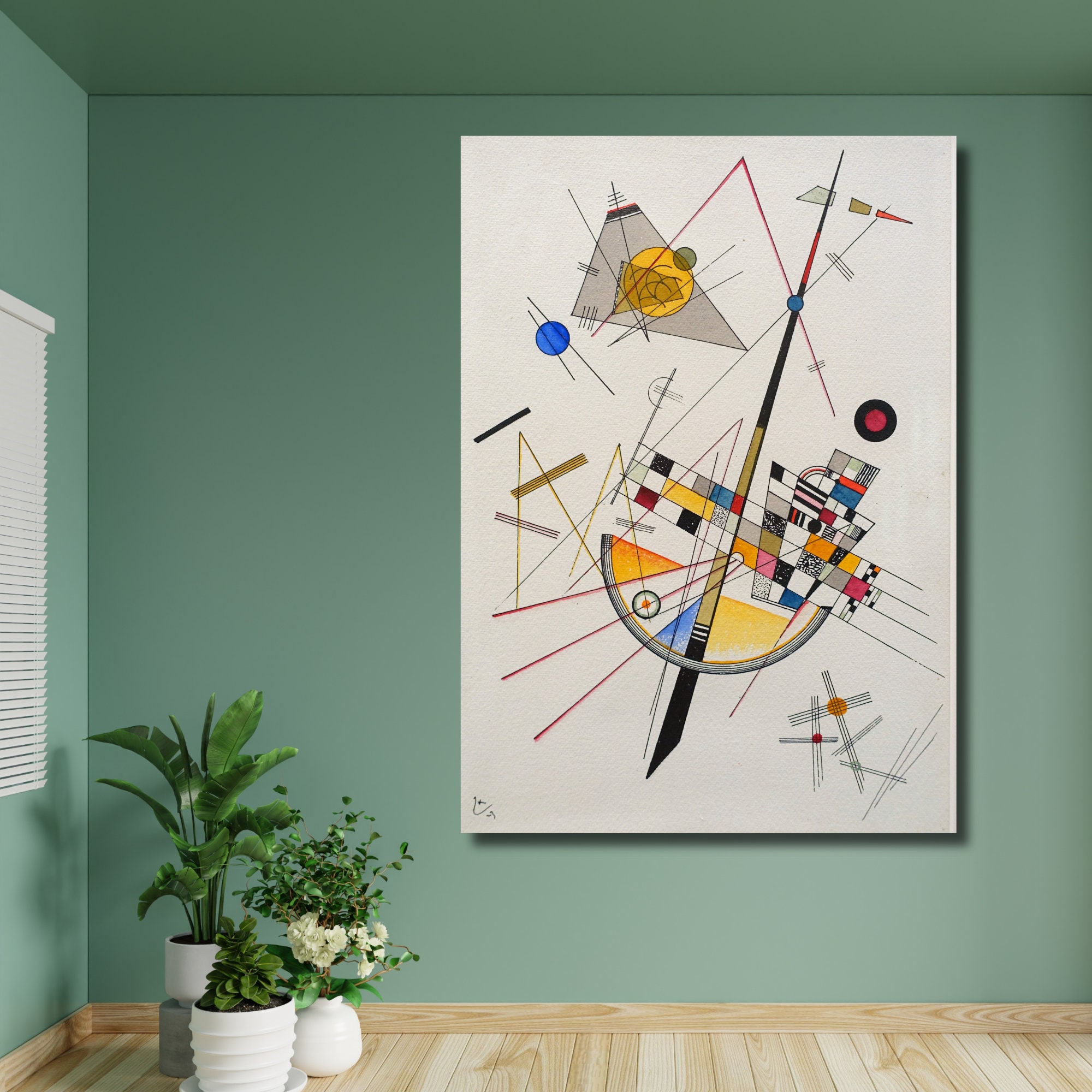 Canvas Gift, Wall Art, Famous Wall Art, Wall Art Canvas, Wassily