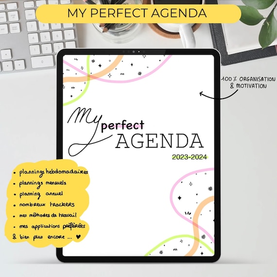 MY PERFECT AGENDA: Digital Planner 2023-2024 