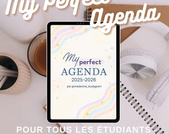 MY PERFECT AGENDA - Planner numérique 2025-2026