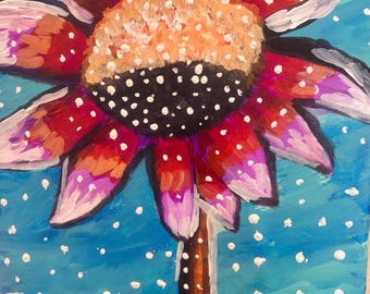 Snow Flower - Art Print - 4x6