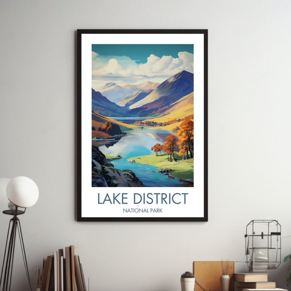 Lake District Poster Etsy UK