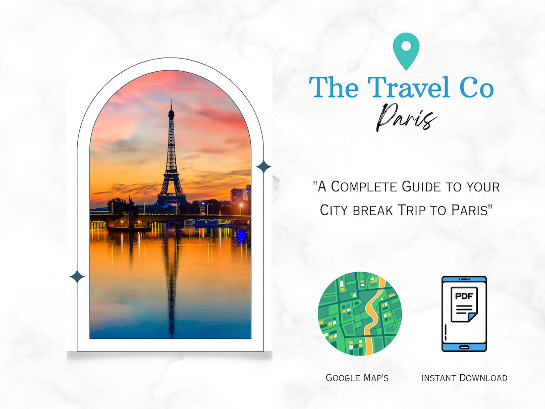 Paris City Guide, Paris Tourist Guide, Paris Guide - Etsy