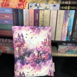 Buchhülle - Booksleeve - Traumschloss - Prinzessinnenschloss - Schloss - Fantasy - Pink