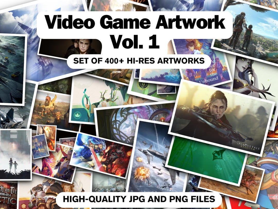 Premium Video Game Poster Collection (volume 1) - Including 400+ High ...