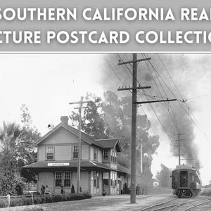 Vintage Southern California - Coleção digital de 217 cartões postais com fotos reais (RPPC) | Pacote de 5,5 x 3,5 polegadas, 300 DPI | Download instantâneo