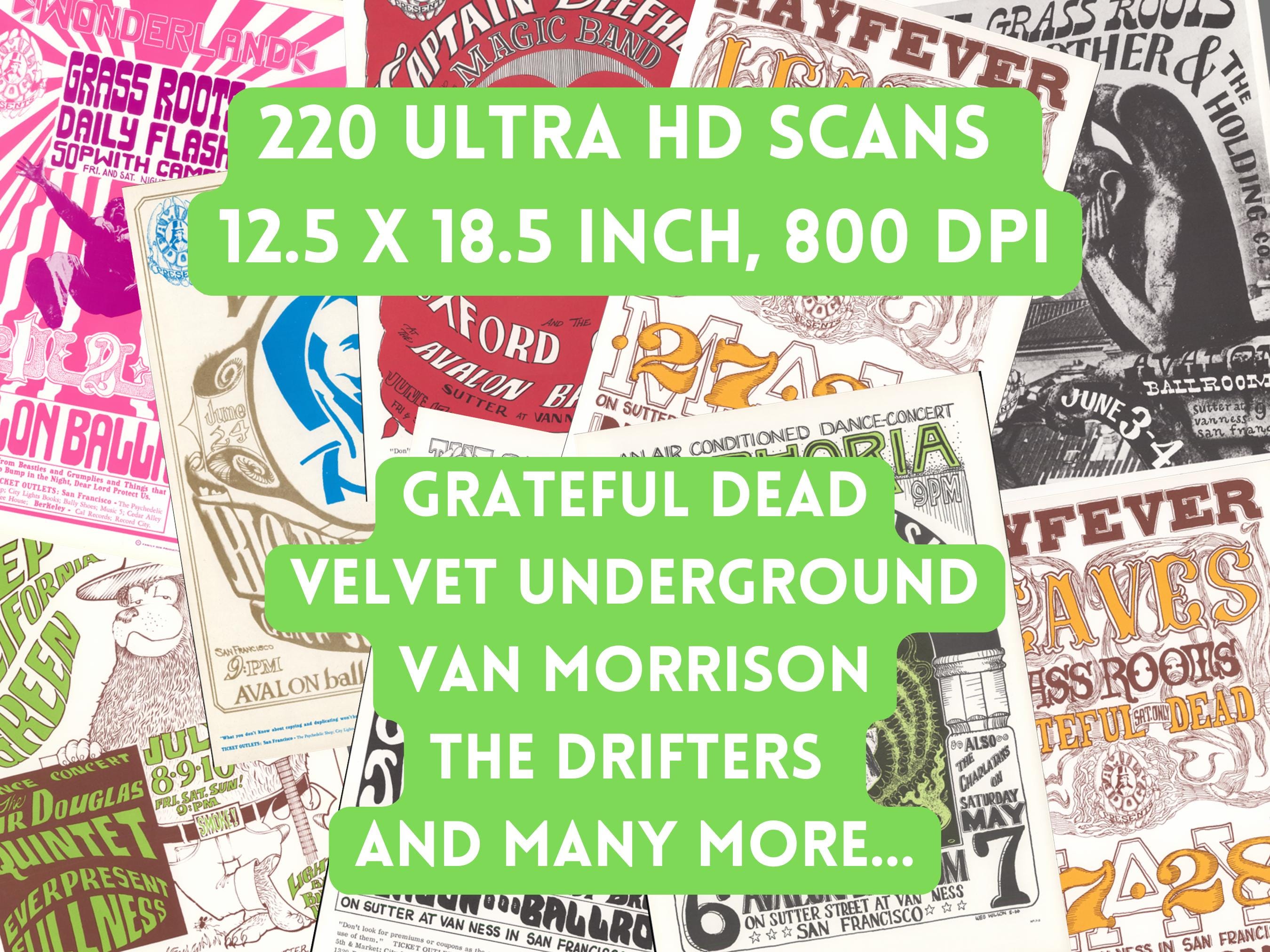 Vintage 60s-70s Rock Poster Collection: 225 High-resolution Images