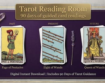 Tarot Reading Room Access Pass – 90-Day Digital Pass, AI Guide (Digital Product - Access via Web or Mobile)