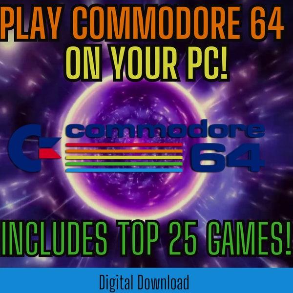 Compilación del sistema Commodore 64 independiente para PC - ¡Instálelo en cualquier unidad, memoria USB o unidad portátil! ¡Bien probado y perfectamente mejorado con los medios!