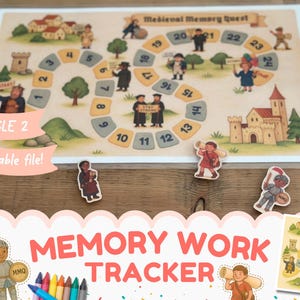 Cycle 2 Game Printable Memory Work Tracker Reward Chart