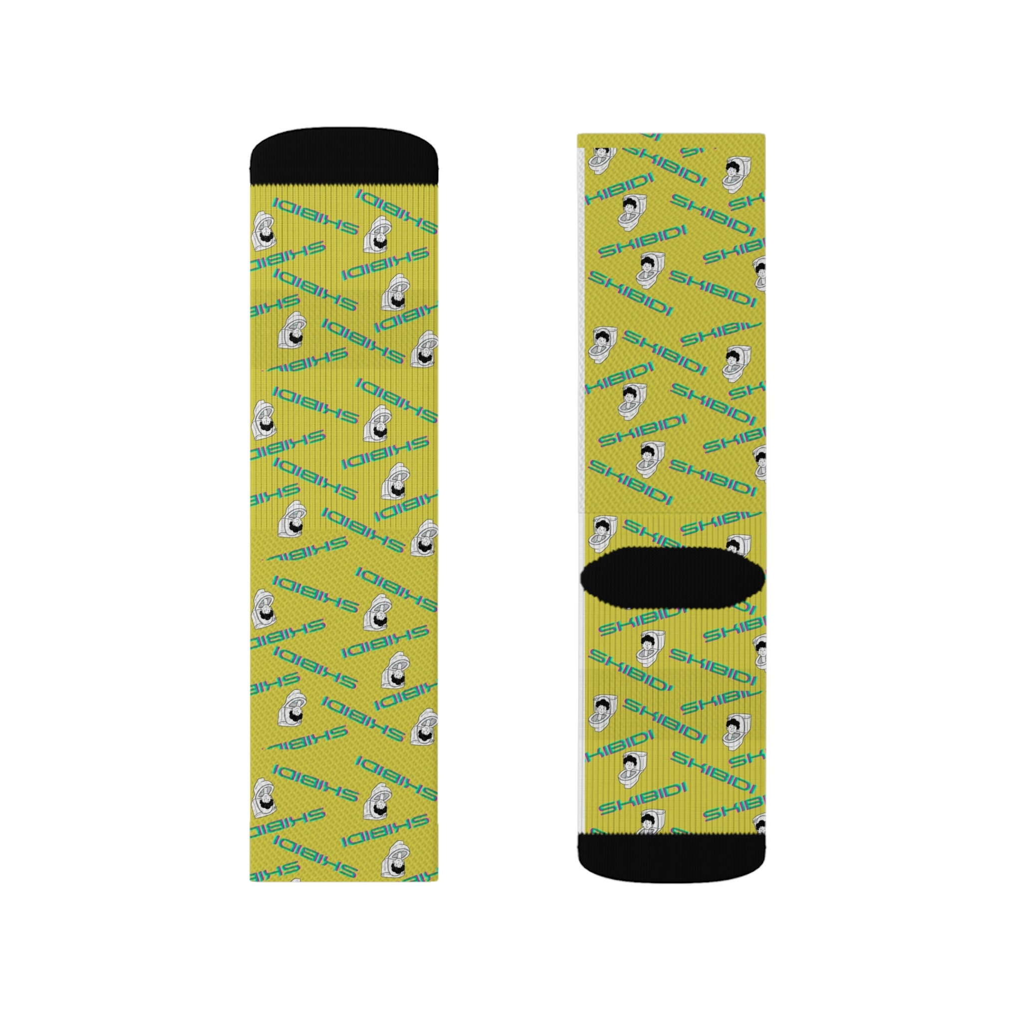 Skibidi Toilet Sublimation Socks - Etsy