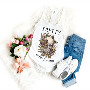Pretty Little Poison Warren Zeiders Sublimation Little Poison PNG Instant Download Zeider Song Quote Pretty Poison Skull Pink or Black Font