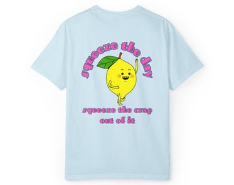 スクイーズ・ザ・デイ Tシャツ - レモンスクイーズレモネード