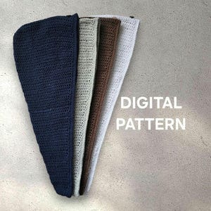 Crochet Hair Towel Pattern: Easy DIY Project (PDF Pattern)