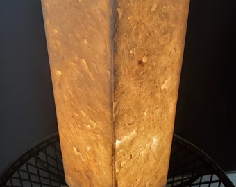 White Closed Decorative Onyx Lamp