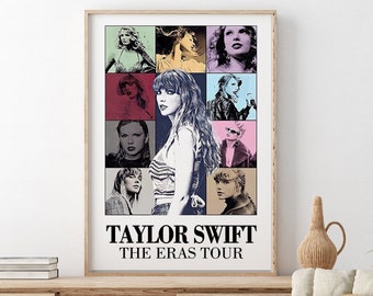 Affiche Taylor Swift, affiche de la tournée des époques Taylor Swift, affiche de la tournée des époques, cadeau pour elle, cadeau pour lui, décoration de chambre de fille, affiche cadeau