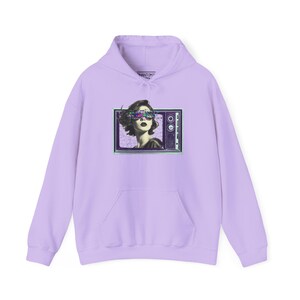 Retro TV Statischer Hoodie | Unisex Heavy Blend ™ Kapuzen-Sweatshirt