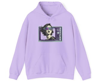 Retro TV Static Hoodie | Unisex Heavy Blend™ Hooded Sweatshirt