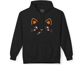 Funny Taco Cat Hoodie: Kawaii Graphic Unisex Fleece