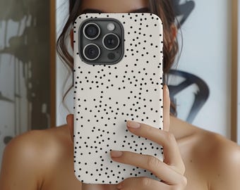 POLKA DOT MAGSAFE Case Boho Phone Cover iPhone 13 14 15 16 17 Air Mini Pro Max Plus Cute Trendy Minimalistic Phone Accessory Gift For Her