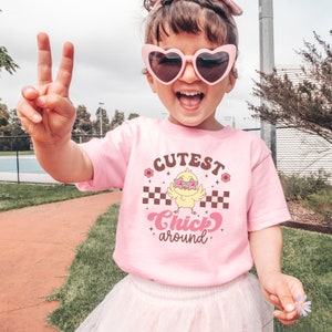 TODDLER GIRL SHIRT Toddler Girl Gift T-Shirt For Girls Toddler Birthday Gift For Her Kids Tee Spring Summer Retro Girls Shirt Girl 2T-6T