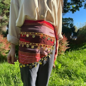shakira made of black sea kesan / local handmade shakira / homemade product/ gift for her/ waist tied kesan shakira.