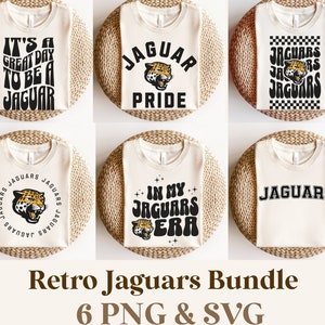 Jaguars Svg Bundle |  Jaguar Mascot Png Design Bundles for School Spirit | Jaguar Vector | Instant Download | Jaguars Team Spirit Png Svg