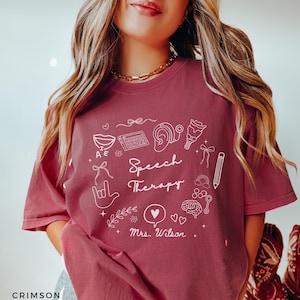 Shirt grappige logopedie, comfort kleuren logo taal patholoog shirt, professionele Yapper, shirt SLP verpleegkundige, cadeau SLP, spraaktaal