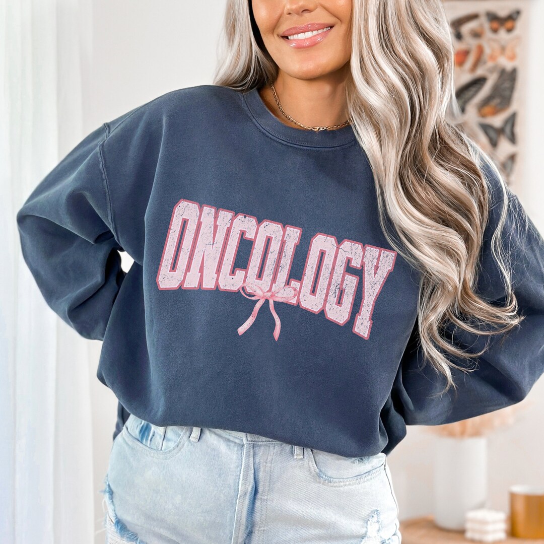 Coquette Hematology Oncology Nurse Sweatshirt, Hem Onc RN Sweatshirt ...