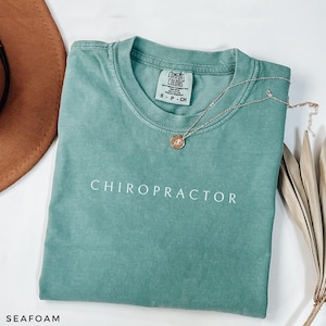 Comfort Colors® Chiropractor Gift, Chiropractic Gift, Chiropractic Shirt, Chiropractor Grad, Chiropractic Student, Chiropractic Office Tees