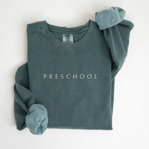 Comfort Colors® Preschool Teacher Shirt, Pre K Teacher Shirt, First Day Of Preschool Shirt, Back To School Shirt, Teacher's Day Shirt Gift