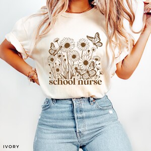 Comfort Colors School Nurse Shirt, Back To School Shirts, School Nurses Gift, Rn Nurse Gifts, First Day Of School Gift, Nurses Week Shirt