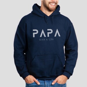 Dad Hoodie Personalized with Name, Father T-Shirt Gift, Expecting Dad Announcement, First Father&#39;s Day, Cool Dad Sweatshirt, Best Dad Tshirt