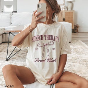 Shirt spraakpatholoog, shirt logopedist, shirt spraaktaal, shirt verpleegkundige SLP, shirt SLP, shirt met lange mouwen, comfort kleuren T-shirt