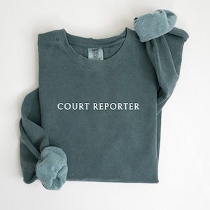 Chemise de sténographe judiciaire pour sténographe Chemise personnalisée pour machine sténographe cadeau de remerciement pour l&#39;obtention du diplôme de sténographe judiciaire