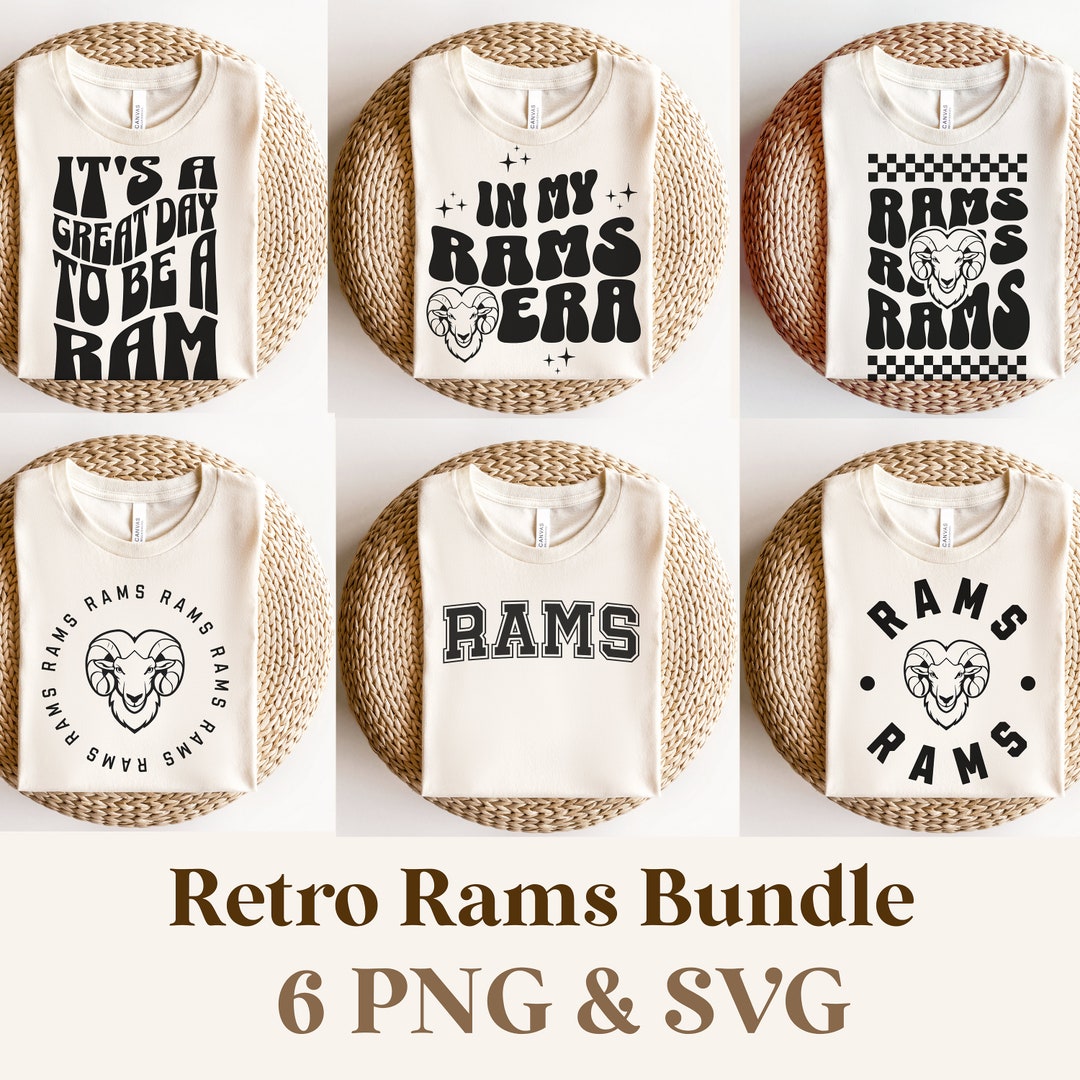 Rams Svg Bundle, Ram Png Bundle, Files for Cricut, Rams Shirt, Ram ...