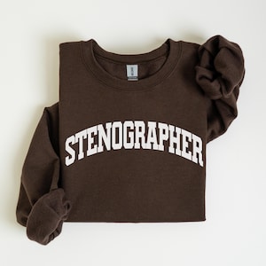 Benutzerdefinierte Steno Geschenk Gericht Reporter Sweatshirt Rundhals Stenograph Stenographie Sweatshirt Geschenk für Gericht Reporter Gericht B erstattung Steno Geschenk