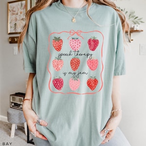 Speech Therapy is My Jam, Speech Therapy Shirt, Speech Language Pathologist Shirt, SLP Shirt, SLPA Gift, Speech Therapist Shirt, Speech Tee