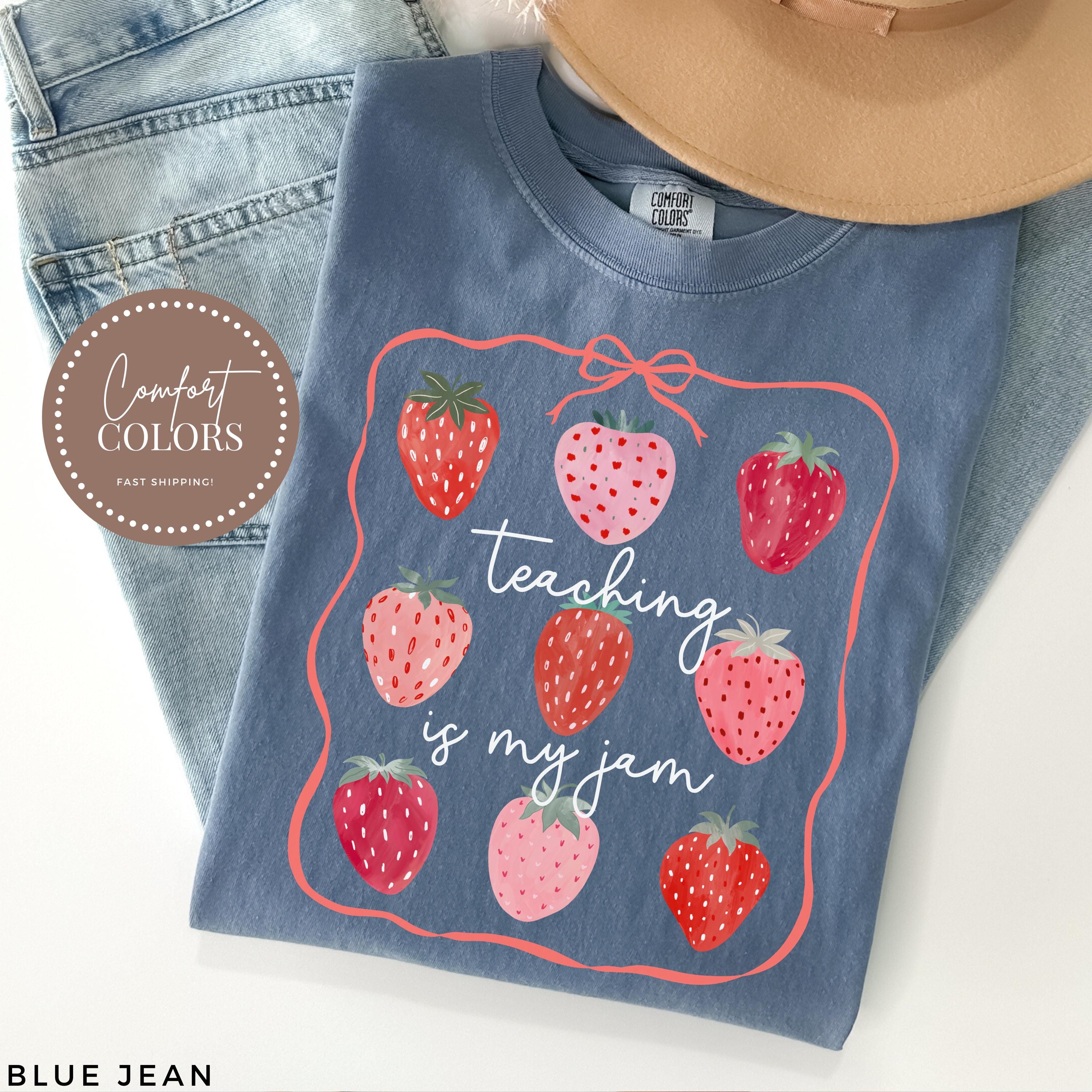 Comfort Colors®  Teacher Shirt Cute Teacher Gift Spring Floral Teacher Tee Gift for Teacher Teaching Shirt Teacher Appreciation Gift Summer