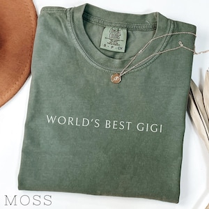 Comfort Colors® Gigi Shirt, Gigi T-Shirt, Gigi Tee, Cute Gigi Shirt, Gift for Gigi, Grandma Gift, Grandmother Shirt, Grandma Mimi Gigi Tee