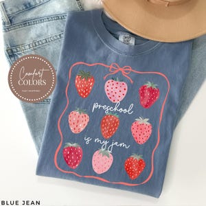 Comfort Colors® Preschool Teacher Shirt, Pre K Teacher Shirt, First Day Of Preschool Shirt, Back To School Shirt, Teacher's Day Shirt Gift