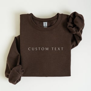 Custom Sweatshirt, Retro Sweatshirt, Custom Quote, Vintage Sweatshirt, College Letters Sweatshirt, Adult, Oversized