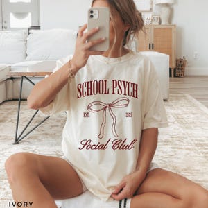 Comfort Colors® School Psychologist Shirt, Registered Psychologist, Back To School Gift, School Psychologist Shirt, School Psych Gifts Staff