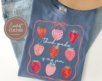 Comfort Colors® Third Grade Teacher Shirt, 3rd Grade Teacher Shirt, 3rd Grade T-Shirt, Third Grade TShirt, Elementary School, Teaching Shirt