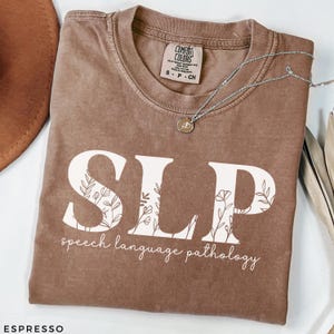Shirt logopedie Comfort Colors®, shirt logopedist, logopedist shirt, shirt SLP, cadeau logopedist, cadeau logopedist, SLPA shirt cadeaus Toespraak