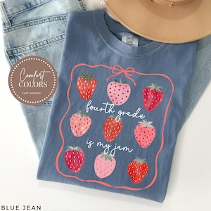 Comfort Colors® Fourth Grade Teacher Shirt, 4th Grade Teacher Shirt, 4th Grade T-Shirt, Fourth Grade TShirt, Elementary School, Teaching Tee