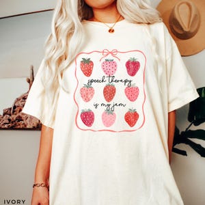 Speech Therapy is My Jam, Speech Therapy Shirt, Speech Language Pathologist Shirt, SLP Shirt, SLPA Gift, Speech Therapist Shirt, Speech Tee